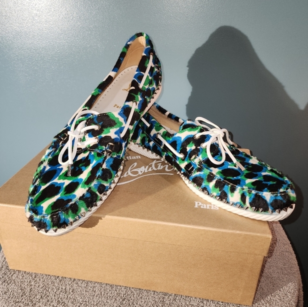 Christian Louboutin Steckel Flat Lepardino